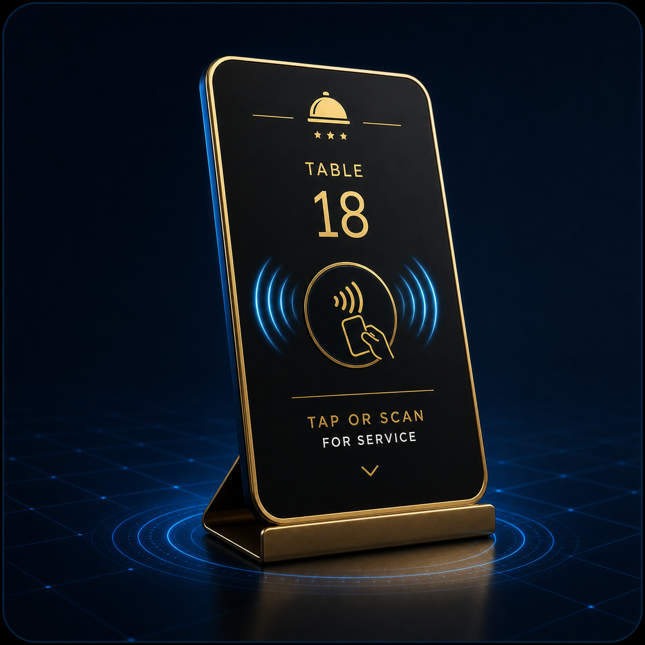 Customer taps or scans an NFC card